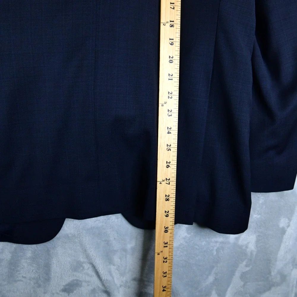 JoS. A. Bank Blazer Men's 39R Blue Check Jacket Sport Coat
